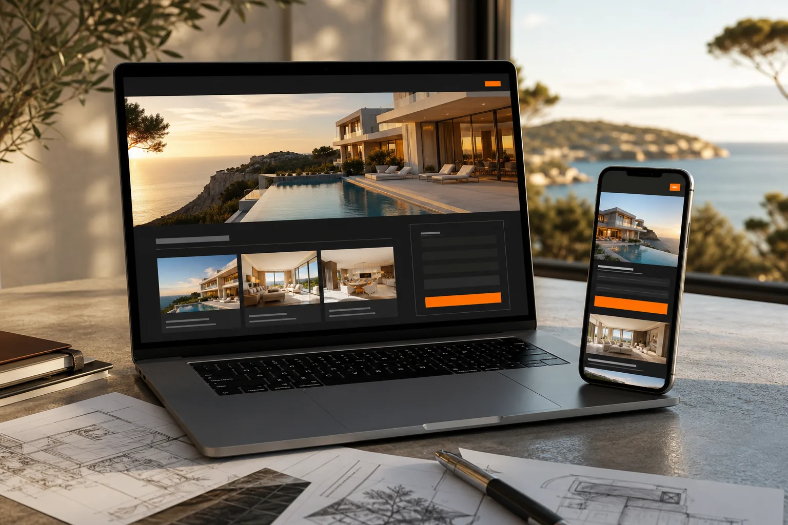 high-converting luxury real estate landing page design