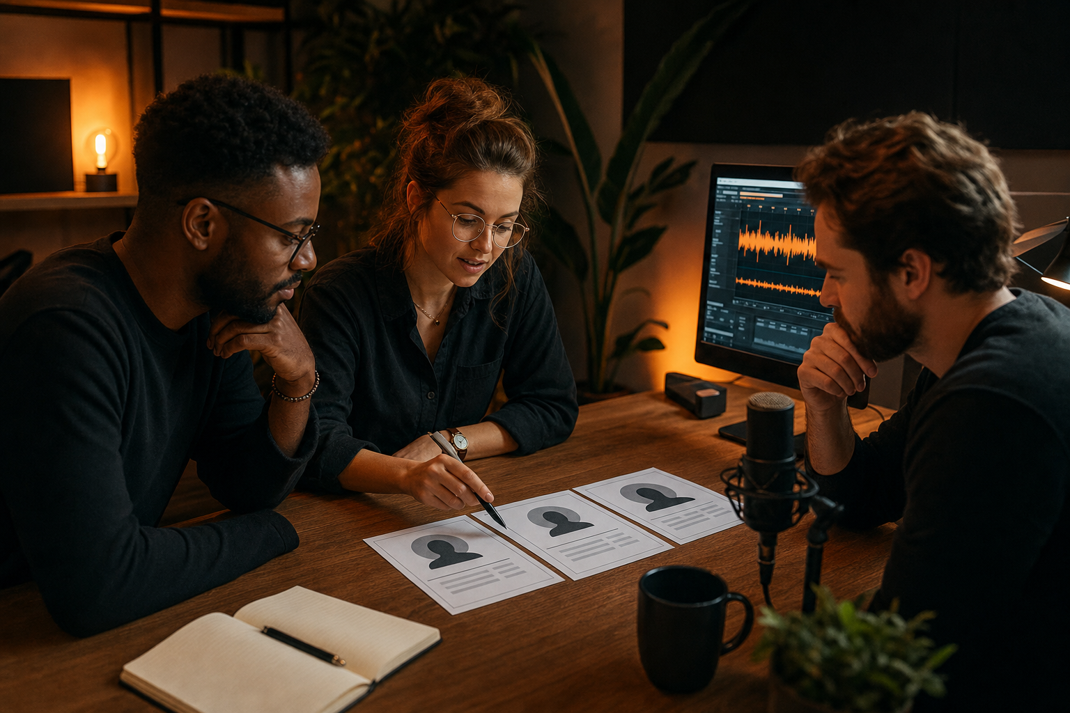 launching the first three SaaS podcast episodes and promoting founder interviews