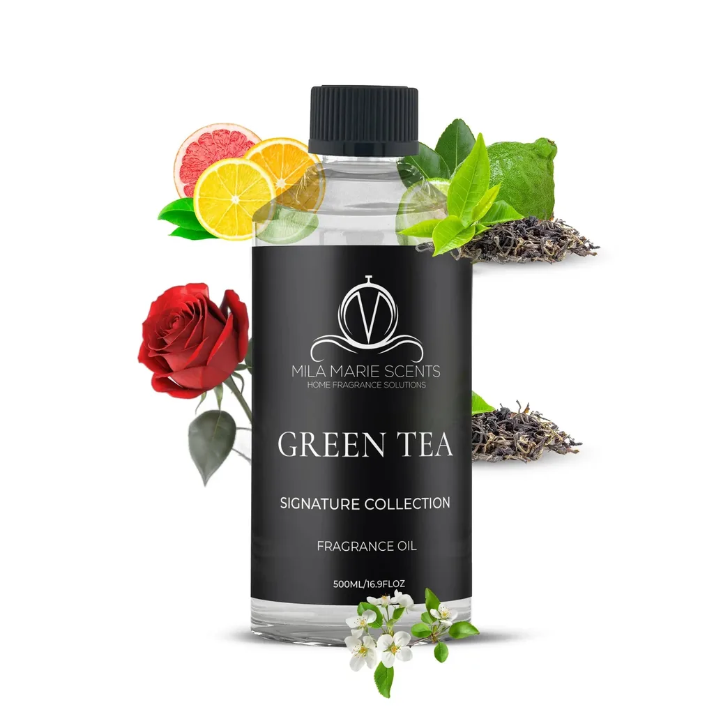 Green Tea: visual reference for 7. Green Tea | Crisp Citrus · Green Tea & Rose · Clean White Musk