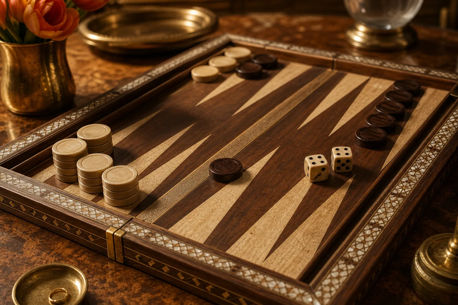 legal backgammon moves with dice, blocked points, and a blot.