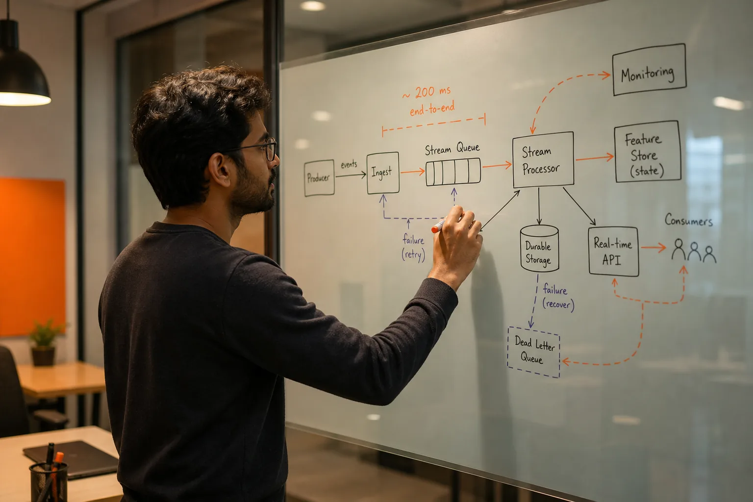 interactive real-time system design interview framework practice