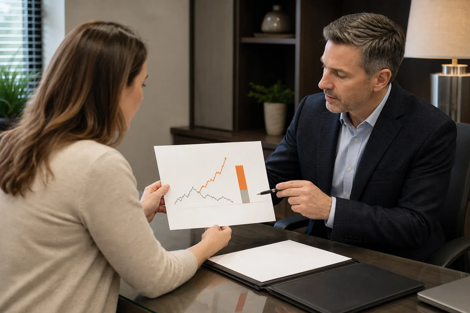 Comparing index options, cap rates, participation rates, and floors in an IUL illustration.