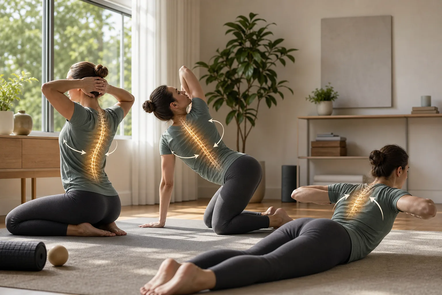Illustration for Therapeutic Exercise: Build thoracic mobility and strength