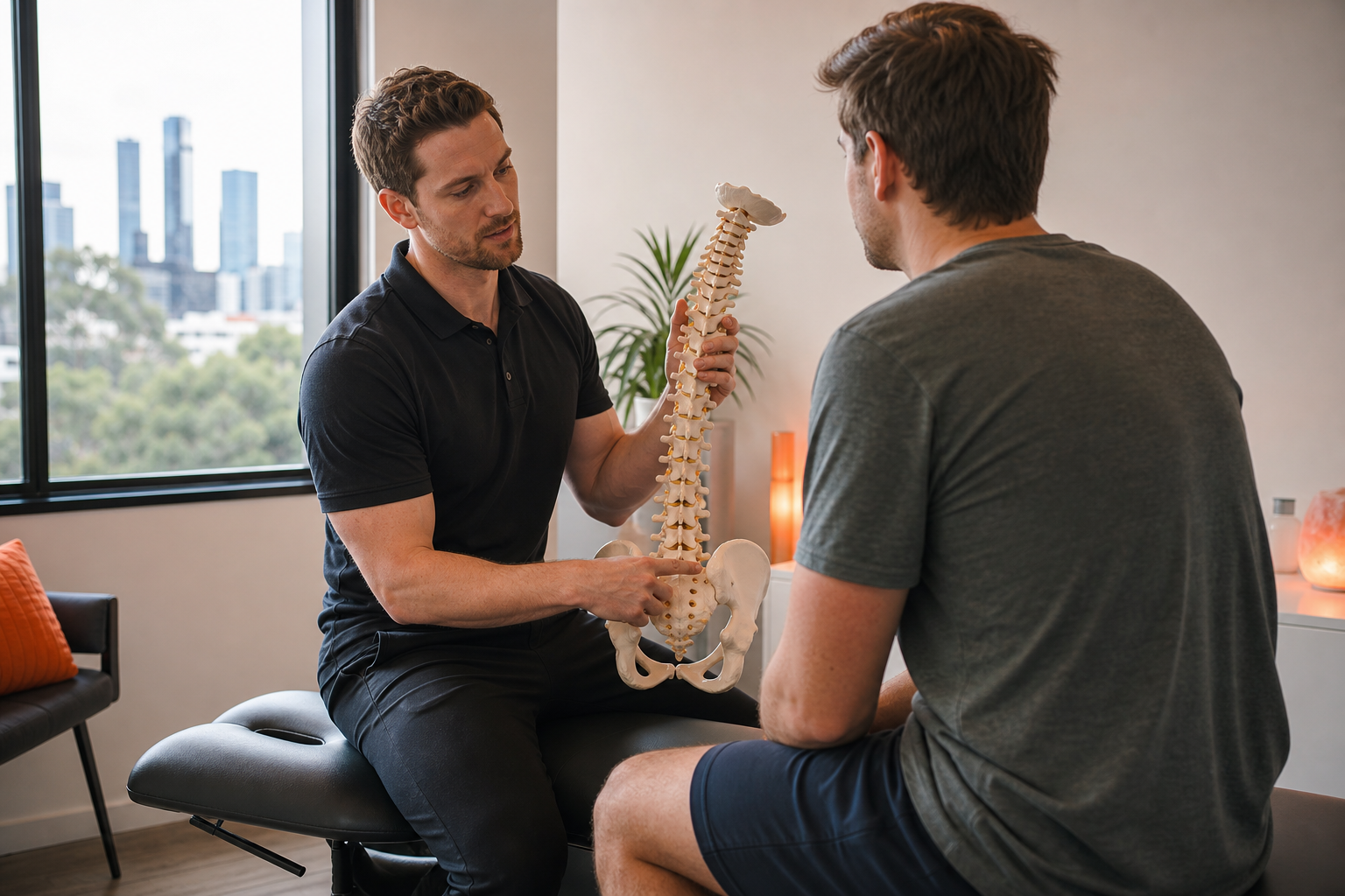 Tailbone pain assessment with a Melbourne chiropractor