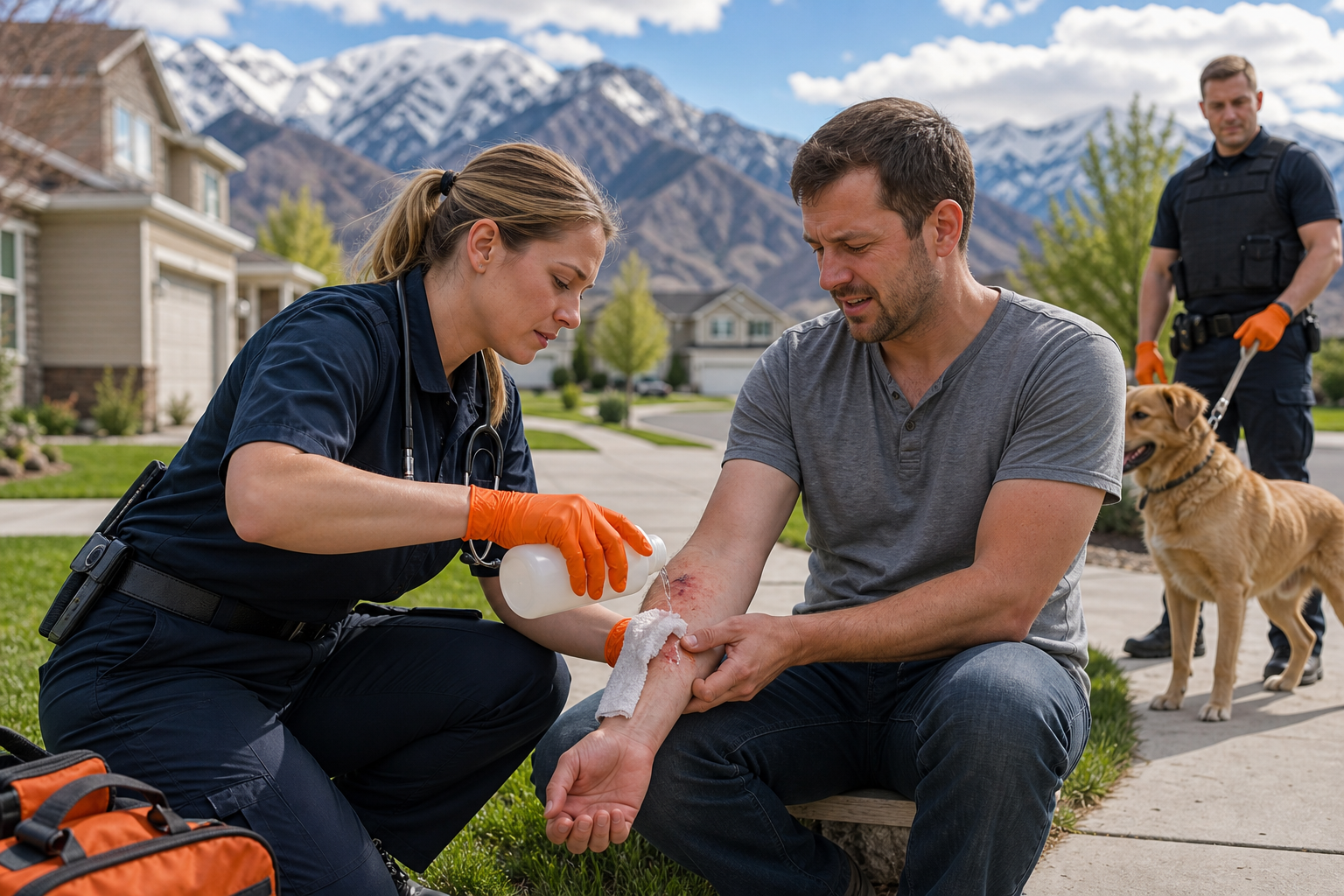 immediate medical care after a dog bite in Utah