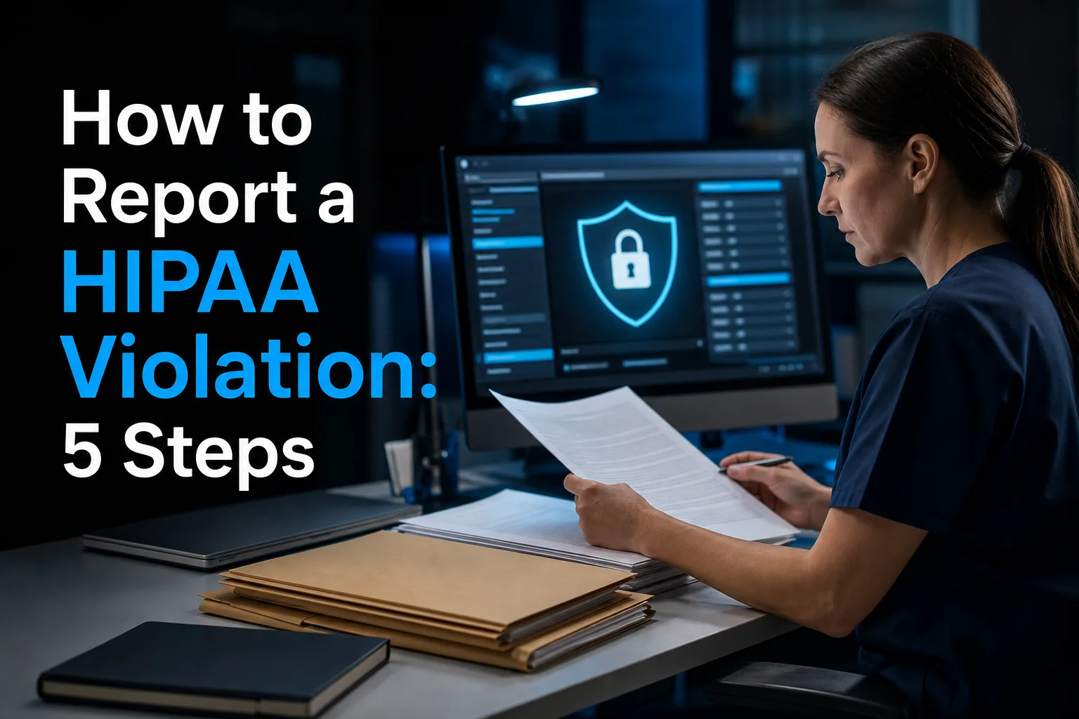 documenting evidence for a suspected HIPAA violation