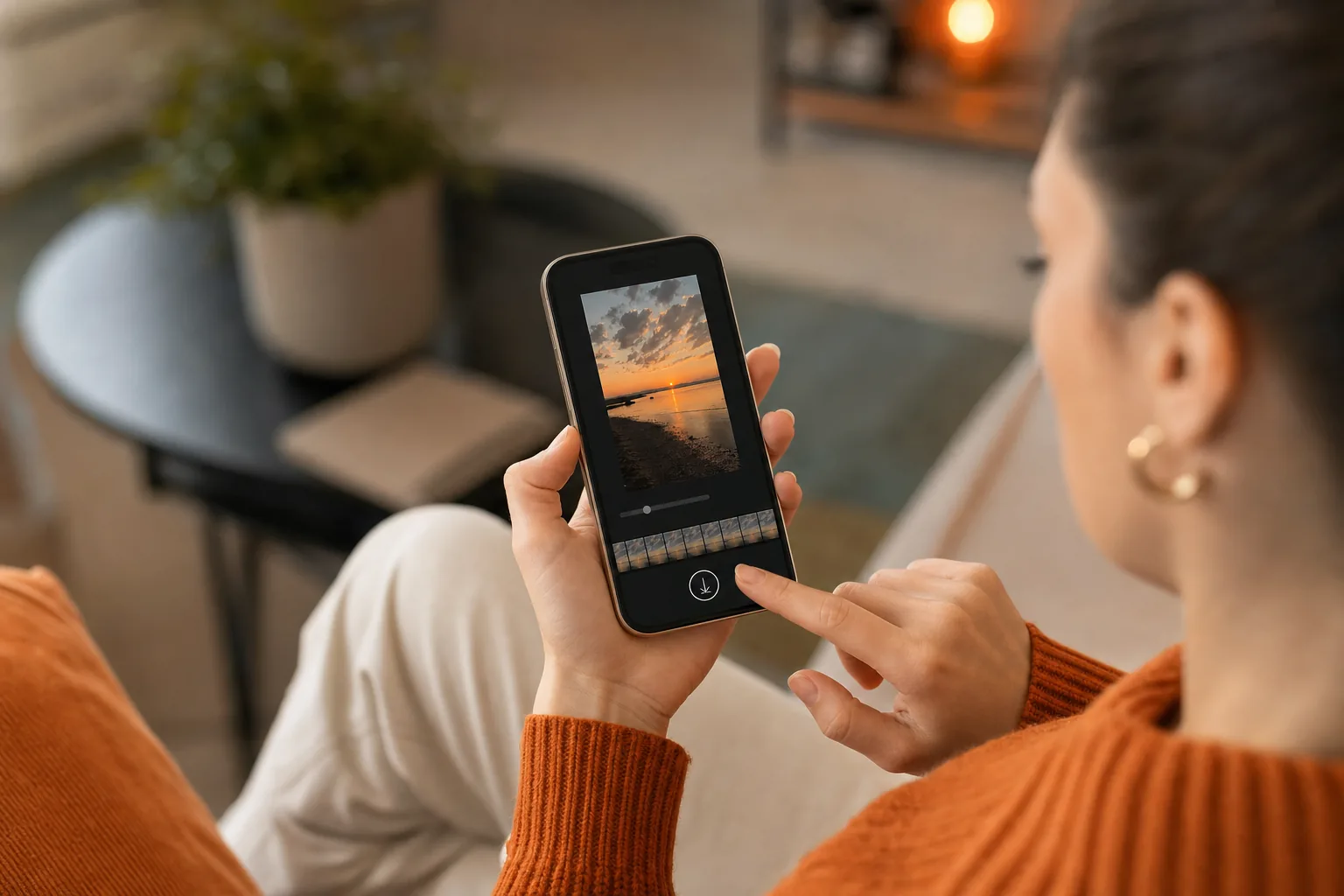 Save your own Instagram Reel to an iPhone or Android camera roll before publishing.