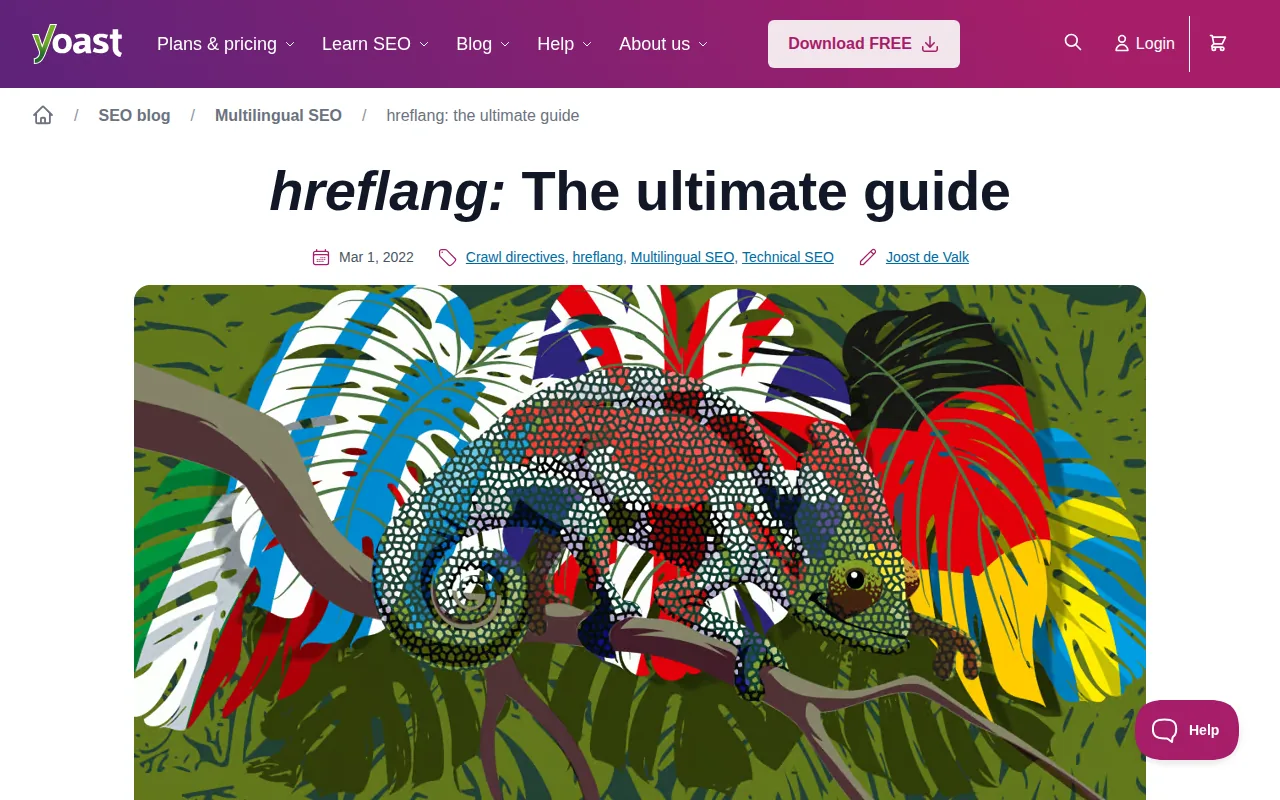 Yoast SEO: visual reference for 6. Yoast SEO — WordPress hreflang support with validation