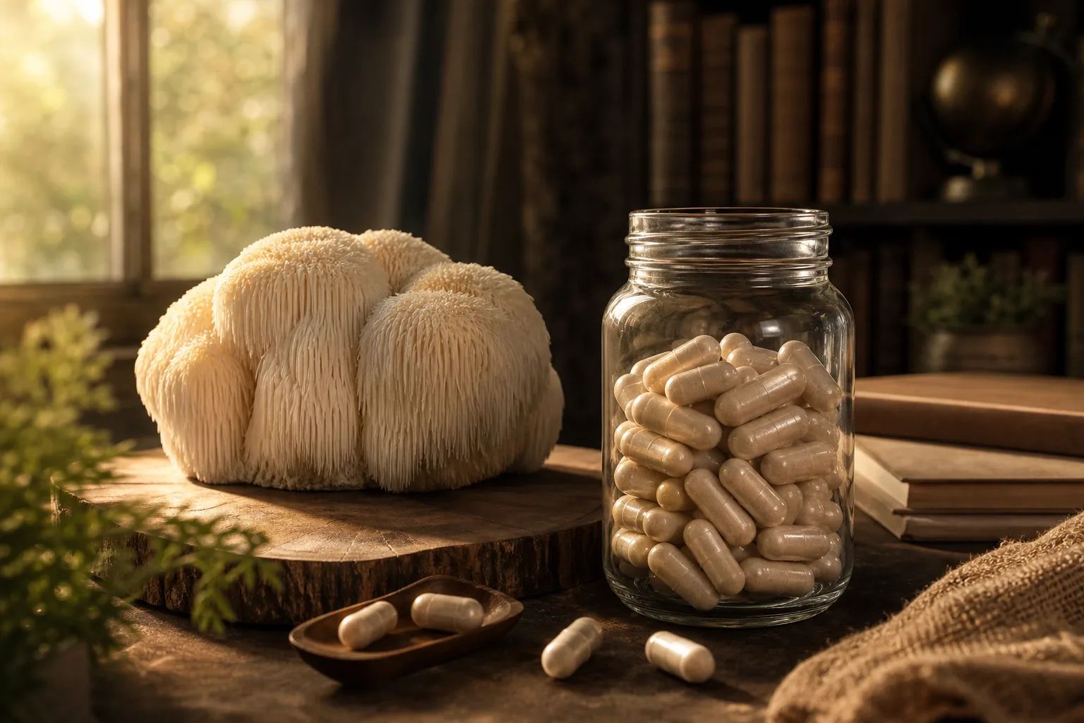 Illustration for Lion's mane capsules