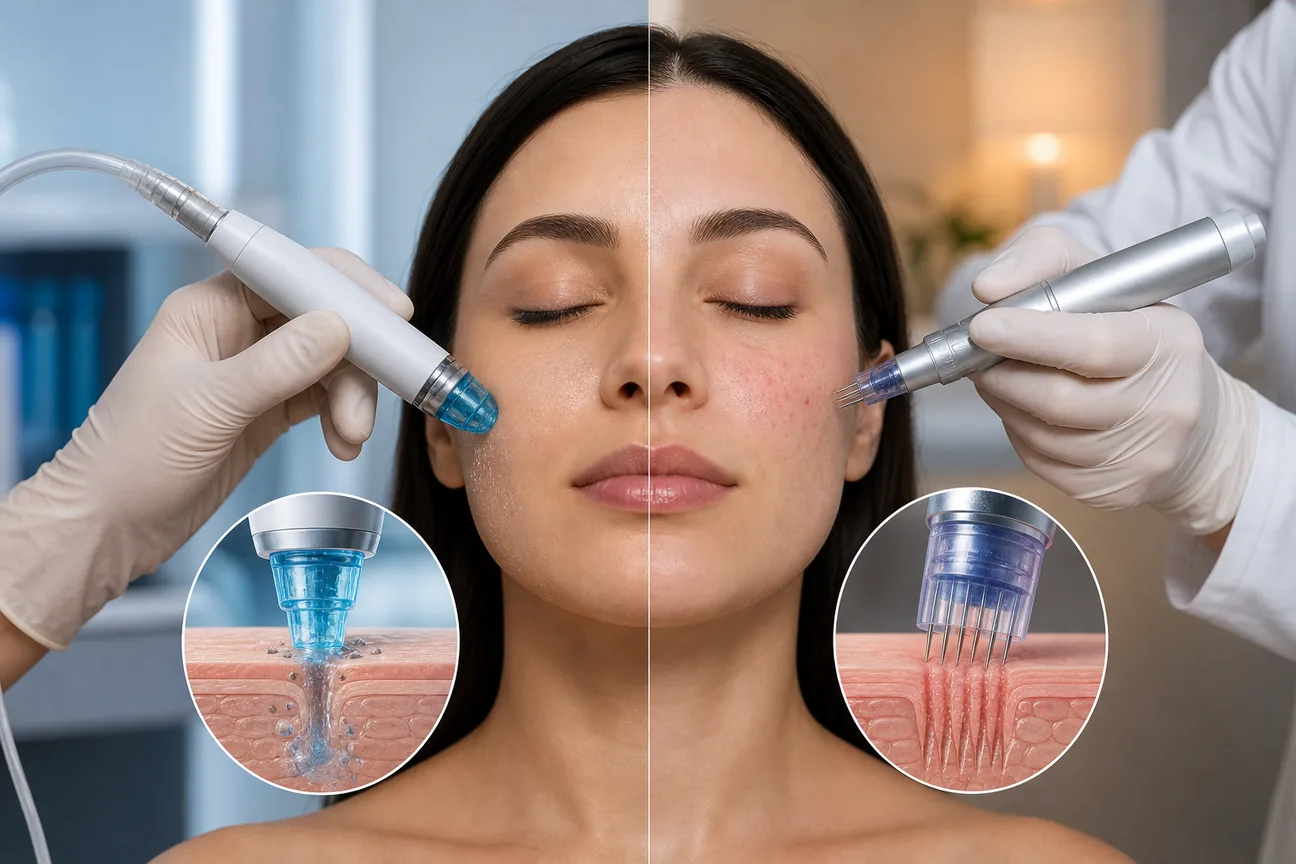 Best HydraFacial vs Microneedling: Which Wins?