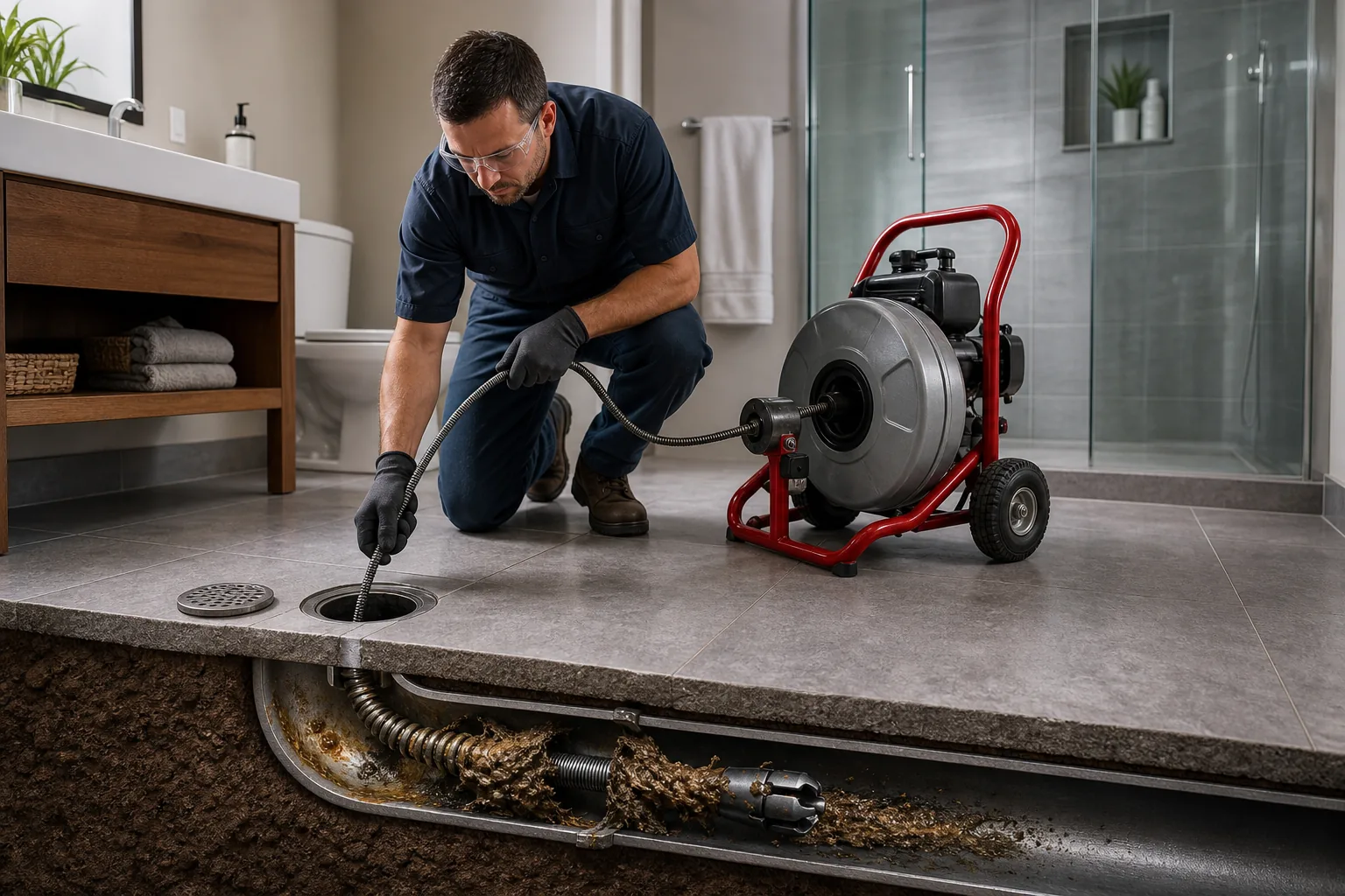 Mechanical Snaking: visual reference for 4. Mechanical Snaking , Powered Cable Solutions