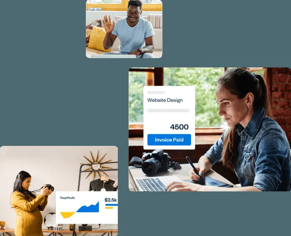 Screenshot of the FreshBooks website