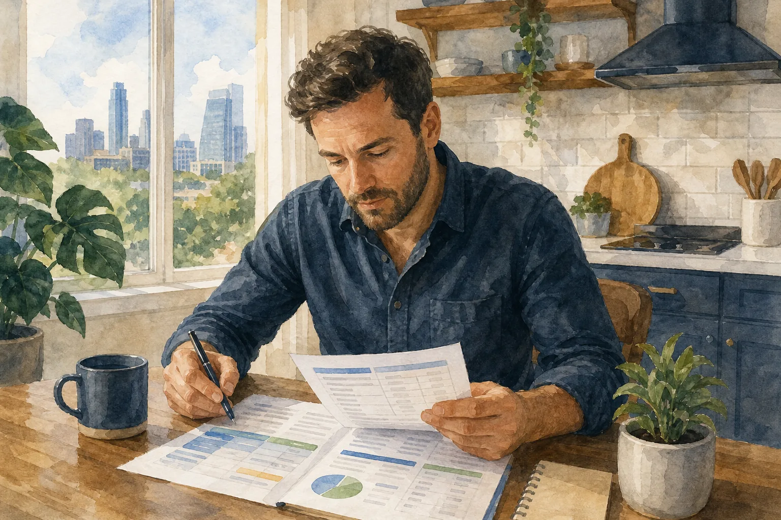 Austin TX house hacking cash flow analysis worksheet