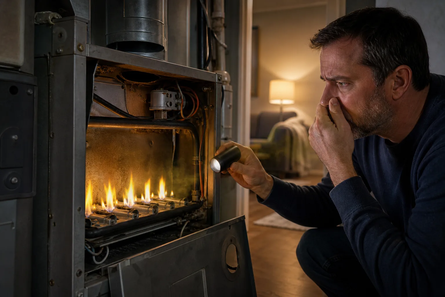 Illustration for Burner Flame Inspection