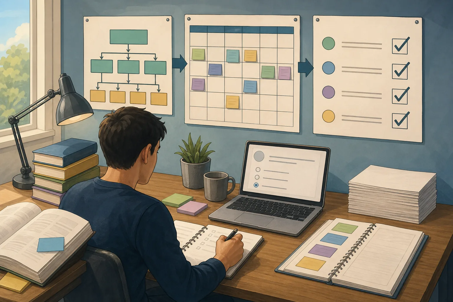 Illustration for ITIL 4 Foundation study plans and full-length mock exams