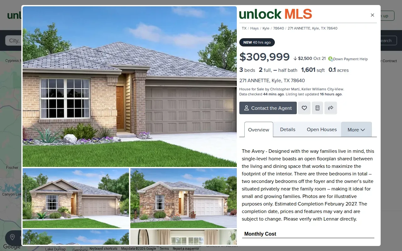 Screenshot of the 271 ANNETTE website