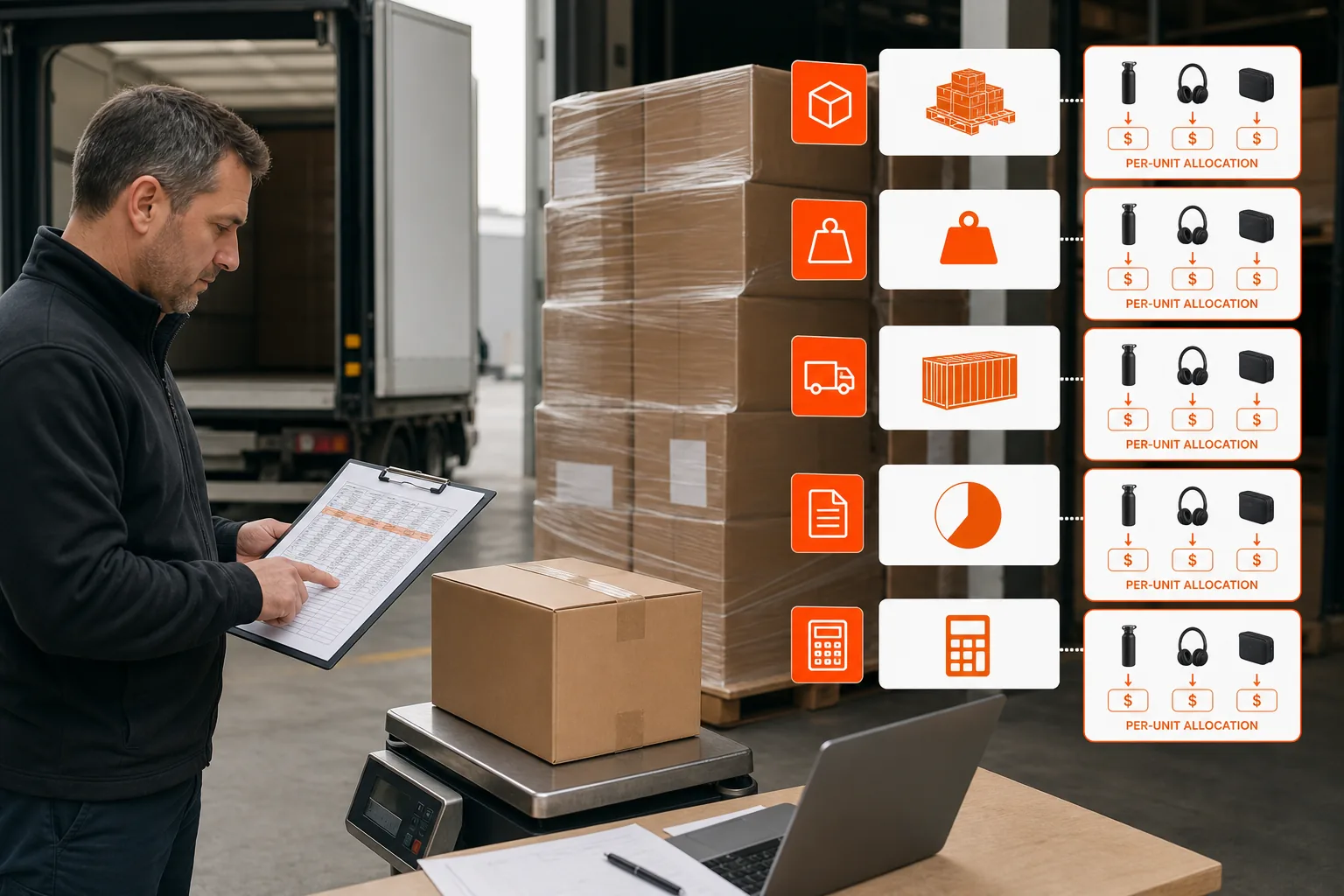 How to allocate landed cost across e-commerce SKUs