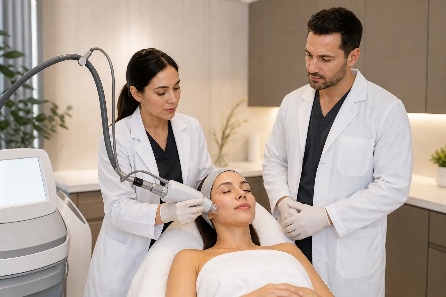 Illustration for The New Laser Light Skin Clinic