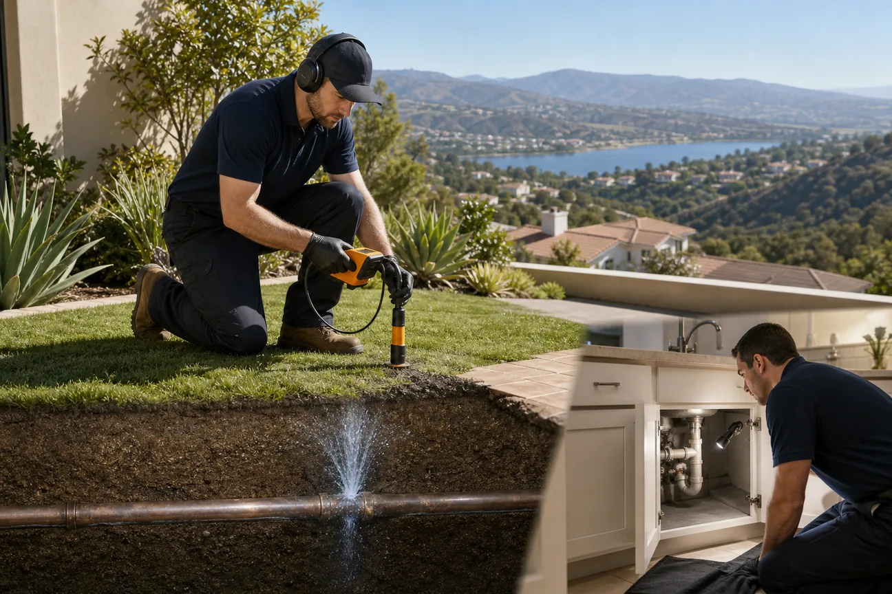 Editorial illustration for Best leak detection Mission Viejo services