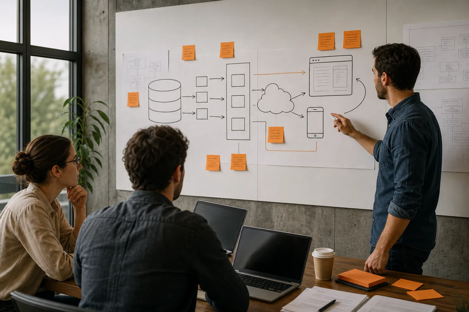 legacy system data flow mapping diagram
