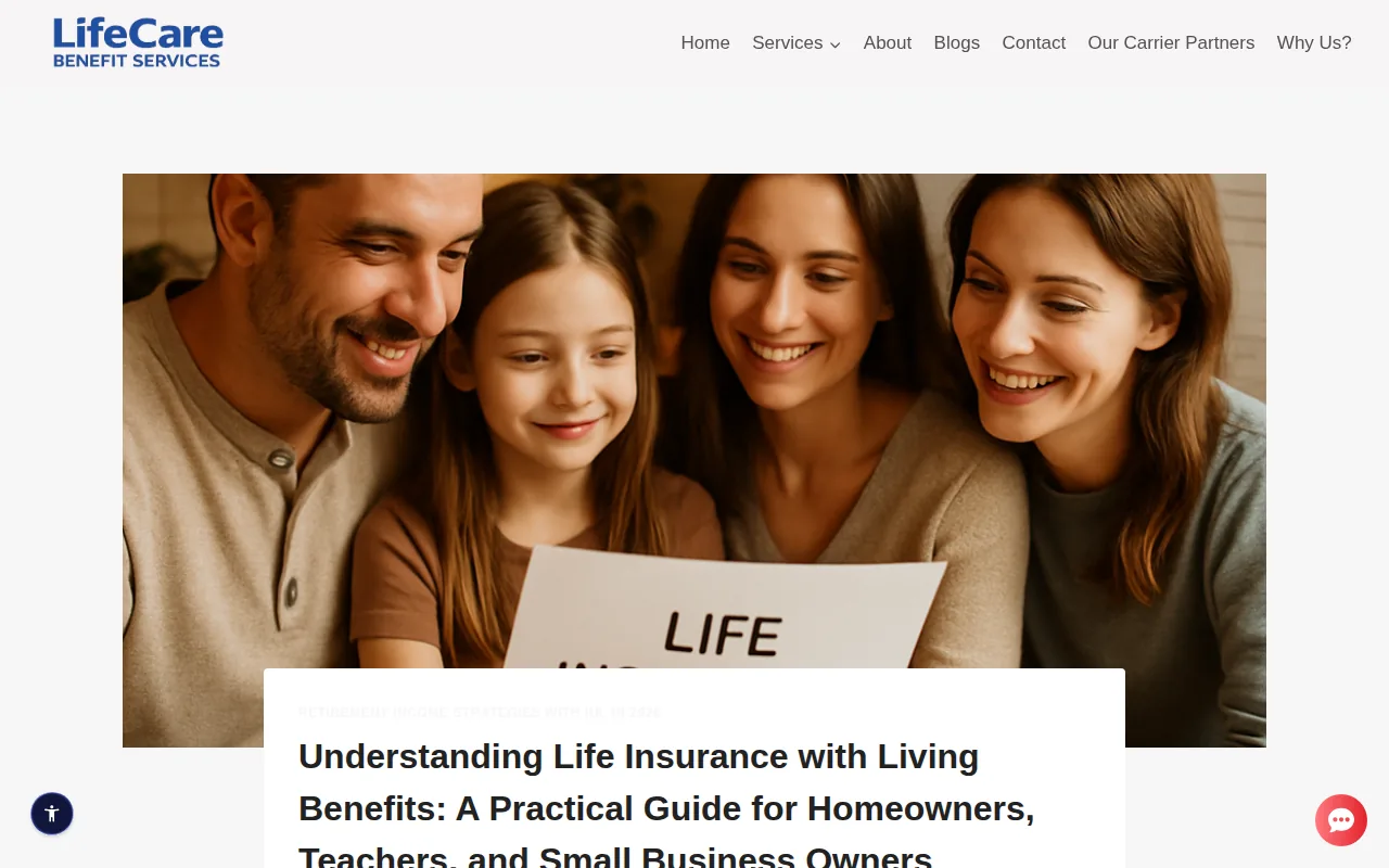 Life Care Benefit Services: visual reference for 1. Life Care Benefit Services (Our Top Pick)