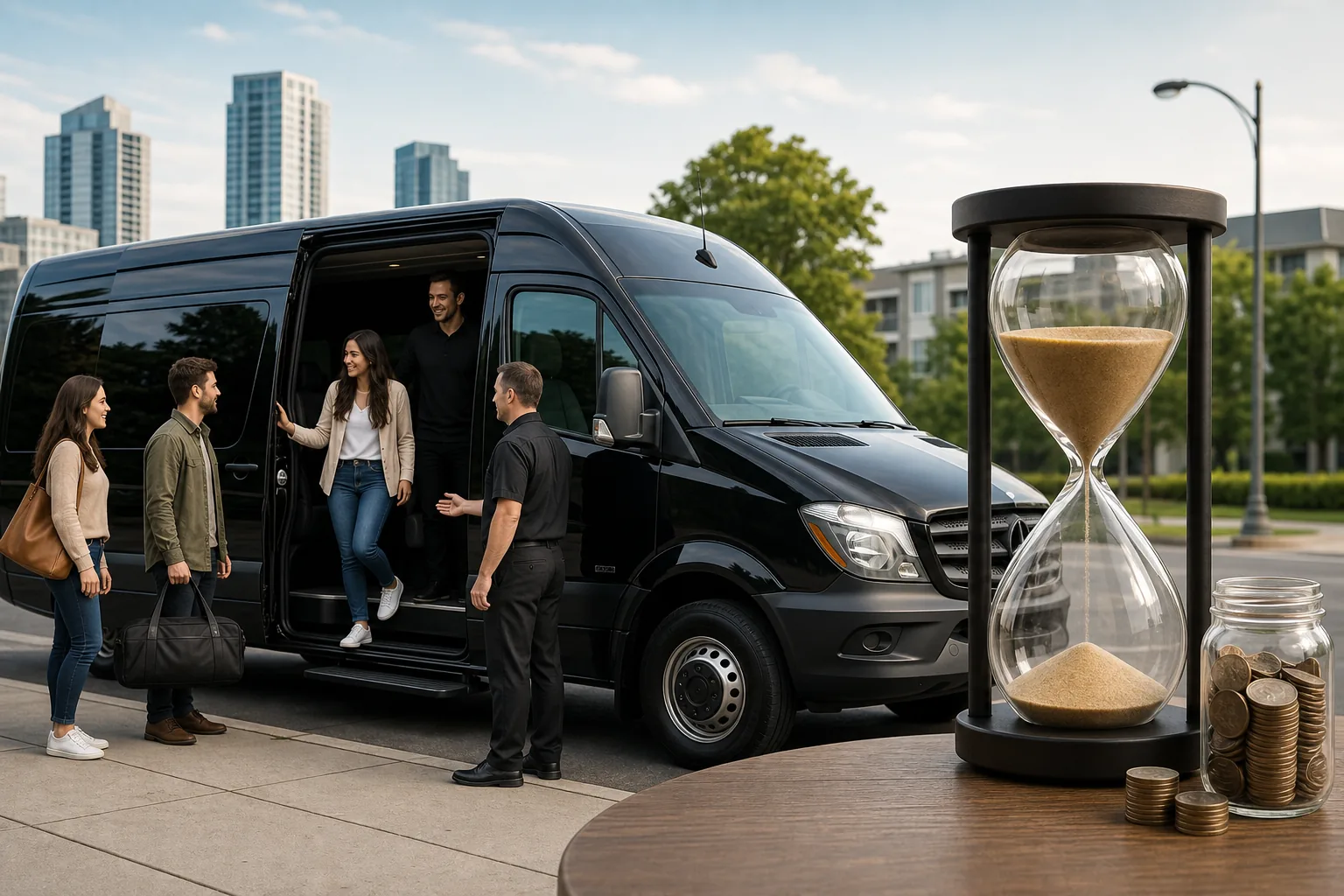 Illustration for Mercedes Sprinter Van Service