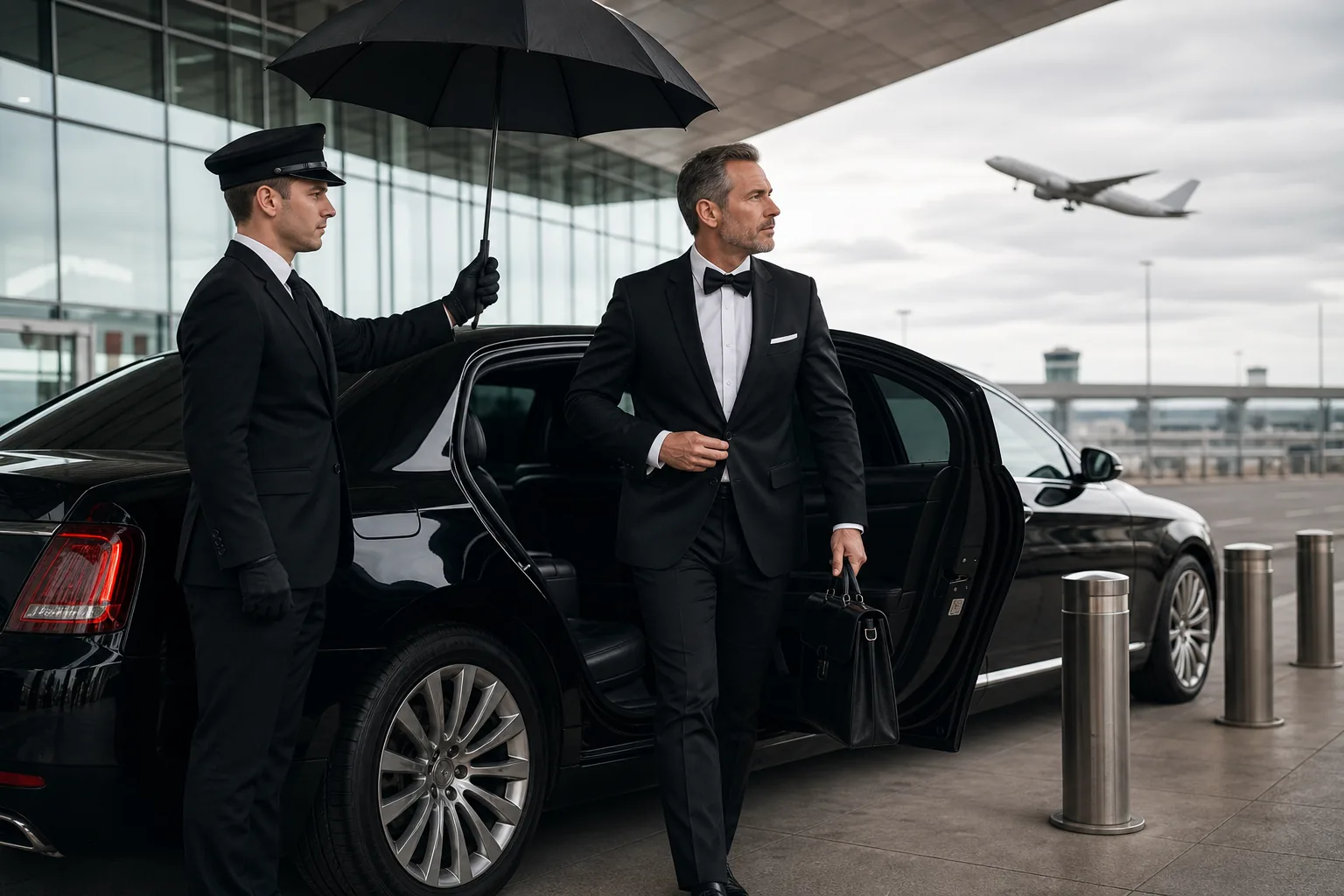 Illustration for Black Tie Limousine