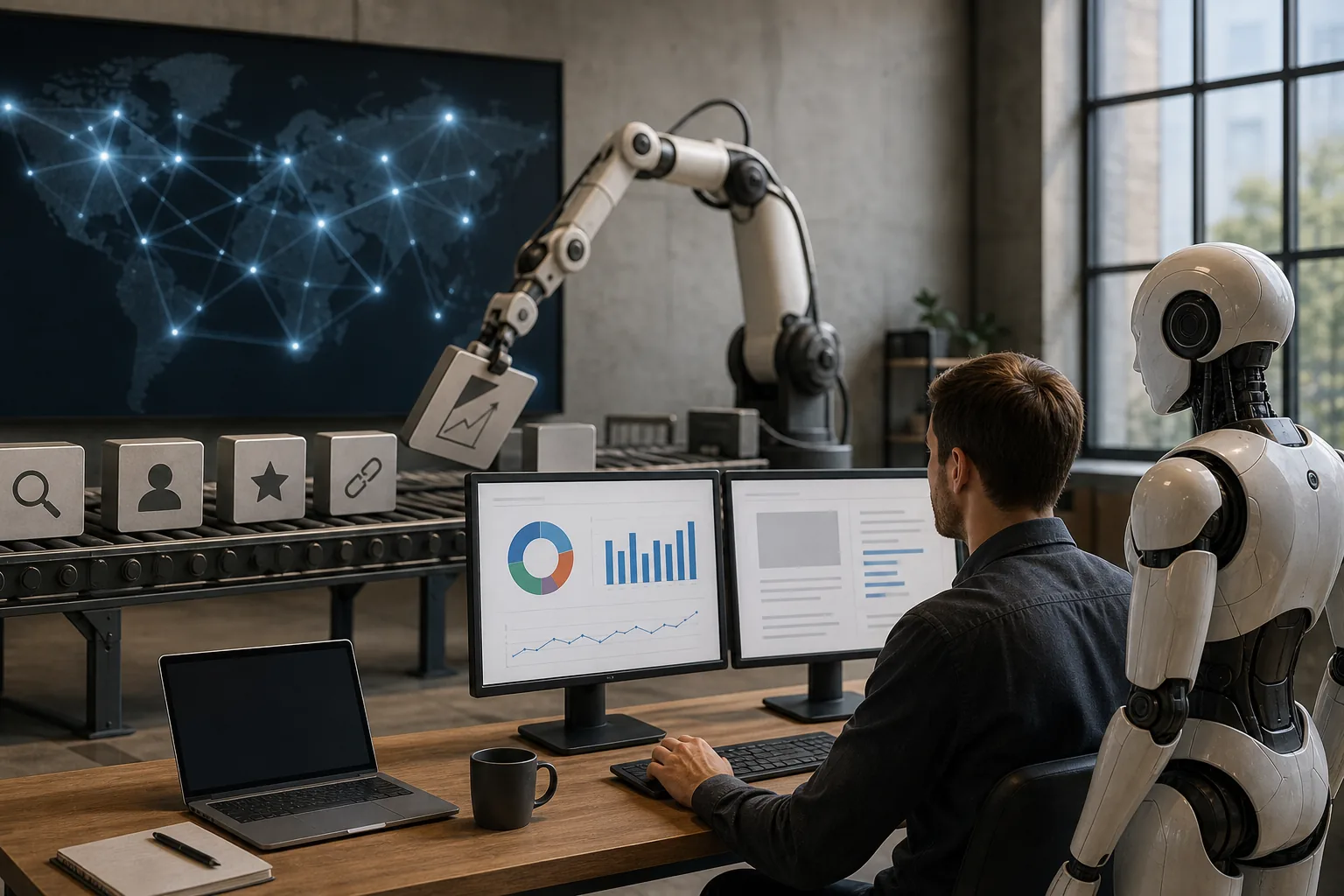Best LLM SEO Services for AI Search 8 Illustration for Search Atlas
