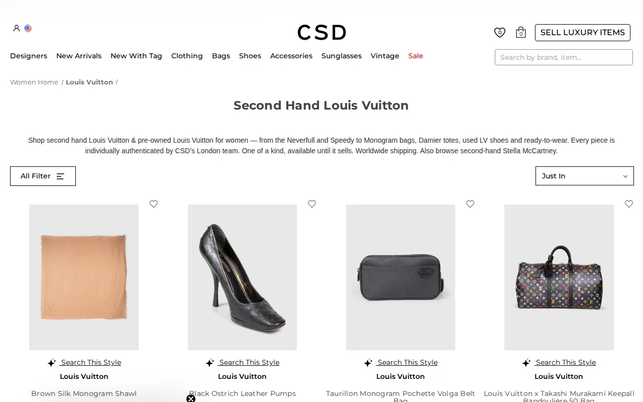 CSD (Consigned Sealed Delivered): visual reference for 1. CSD (Consigned Sealed Delivered) – Our Top Pick for Authenticated Pre‑Owned Neverfulls