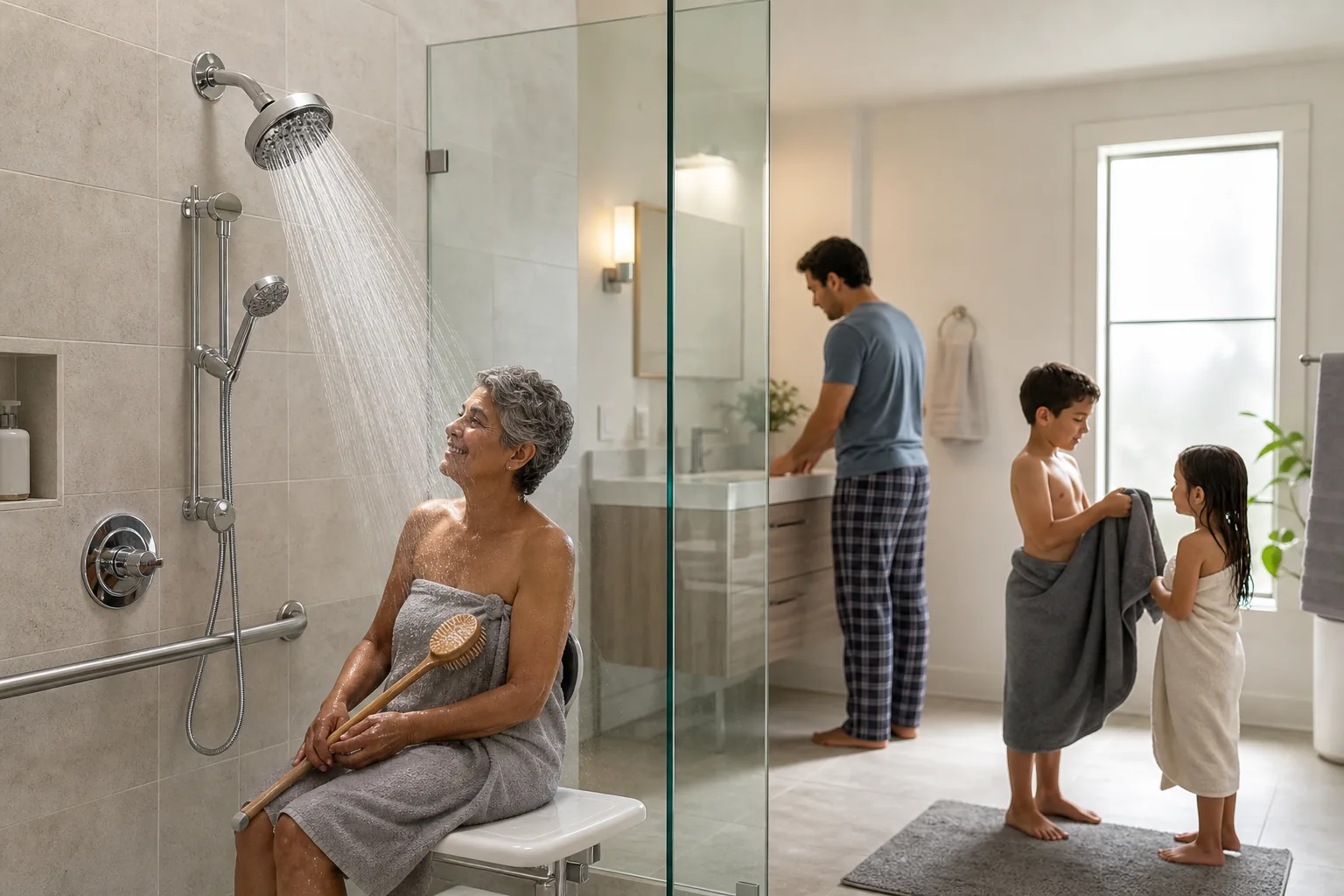 Illustration for Showerhead Options