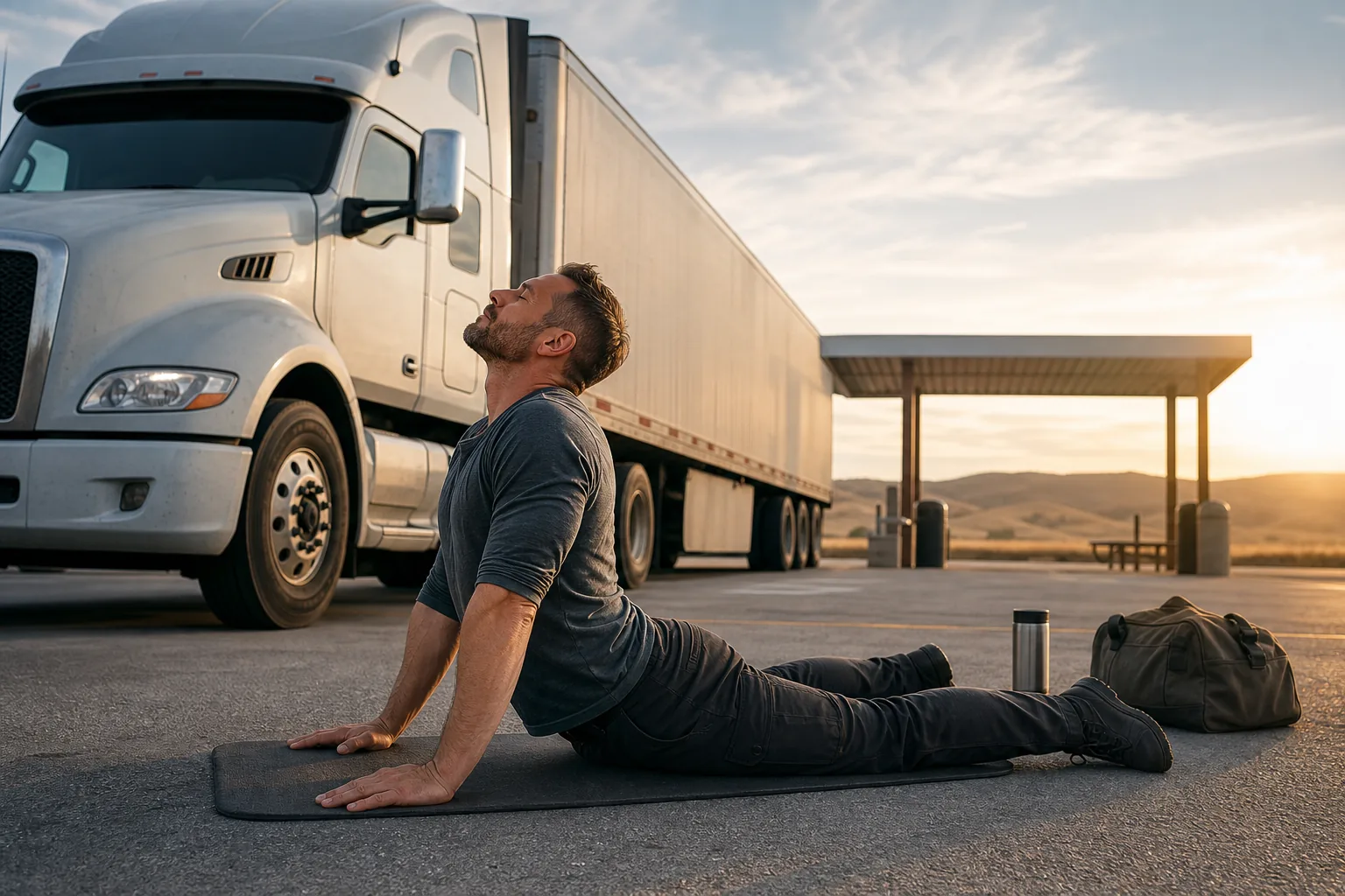 Static Back: visual reference for 3. Static Back , Deep spinal extension for a 3‑minute hold