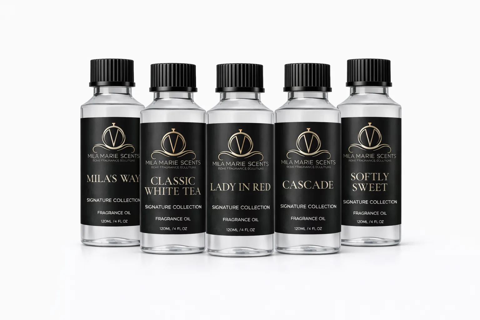 Mila Marie Scents Signature Bundle: visual reference for 4. Mila Marie Scents Signature Bundle , 5 Premium Scents Curated Collection