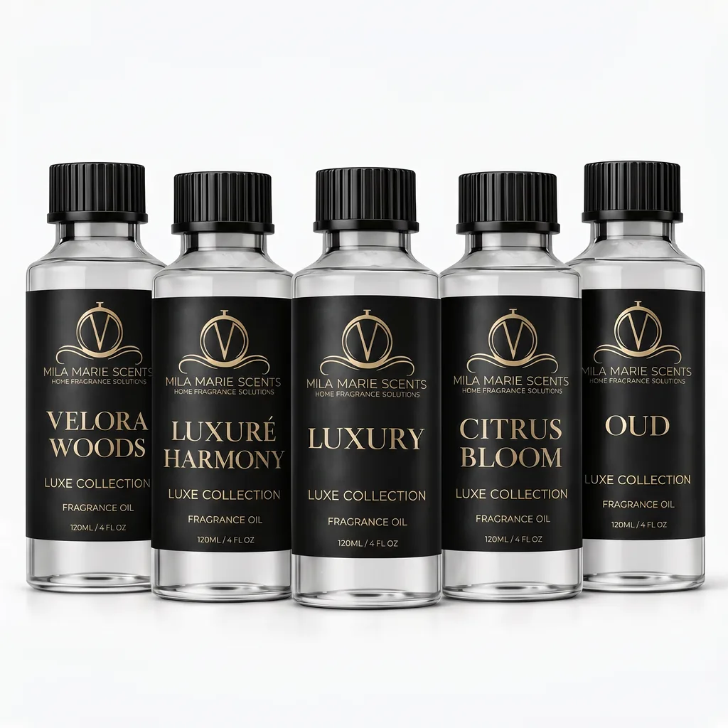 Mila Marie Scents Luxe Bundle: visual reference for 7. Mila Marie Scents Luxe Bundle , 5 Upscale Scents for Elegant Interiors