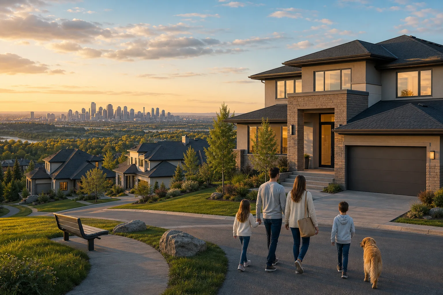Illustration for Aspen Woods and Springbank Hill