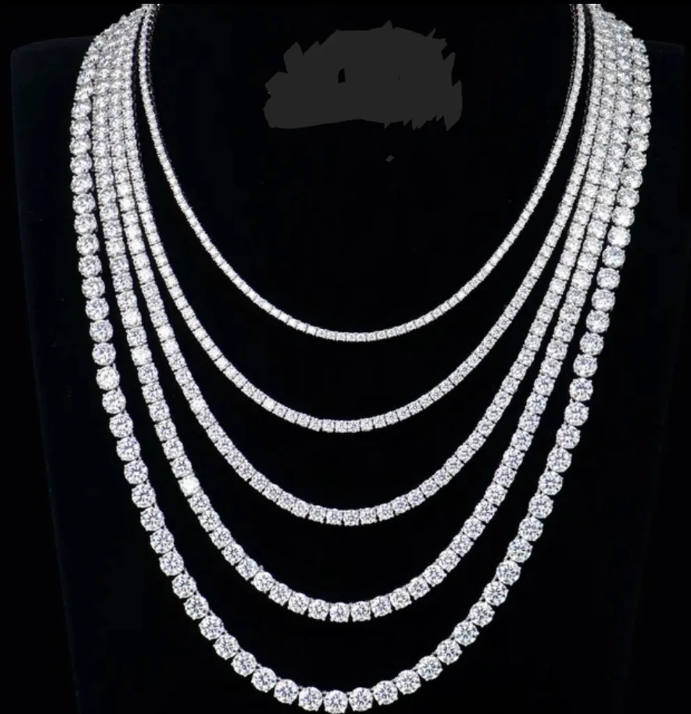 Product photo of Moissanite Tennis Necklace