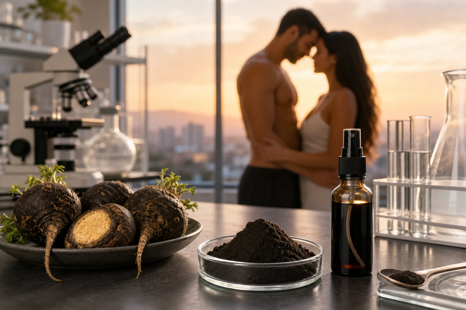 Illustration for Black Maca Spray-Dried Extract: A Libido-Focused Research Option