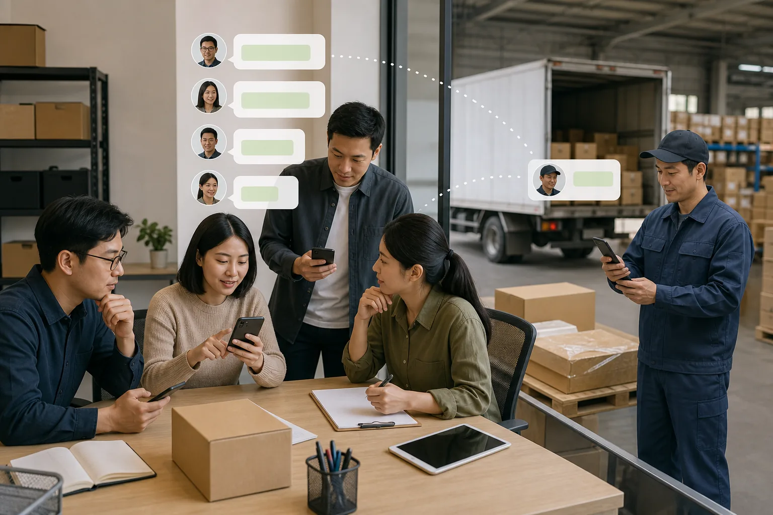 Illustration for Team-Based Supplier Communication