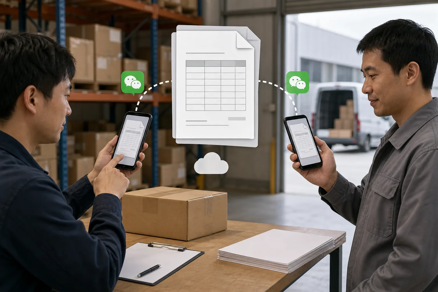 Illustration for Shared order documents