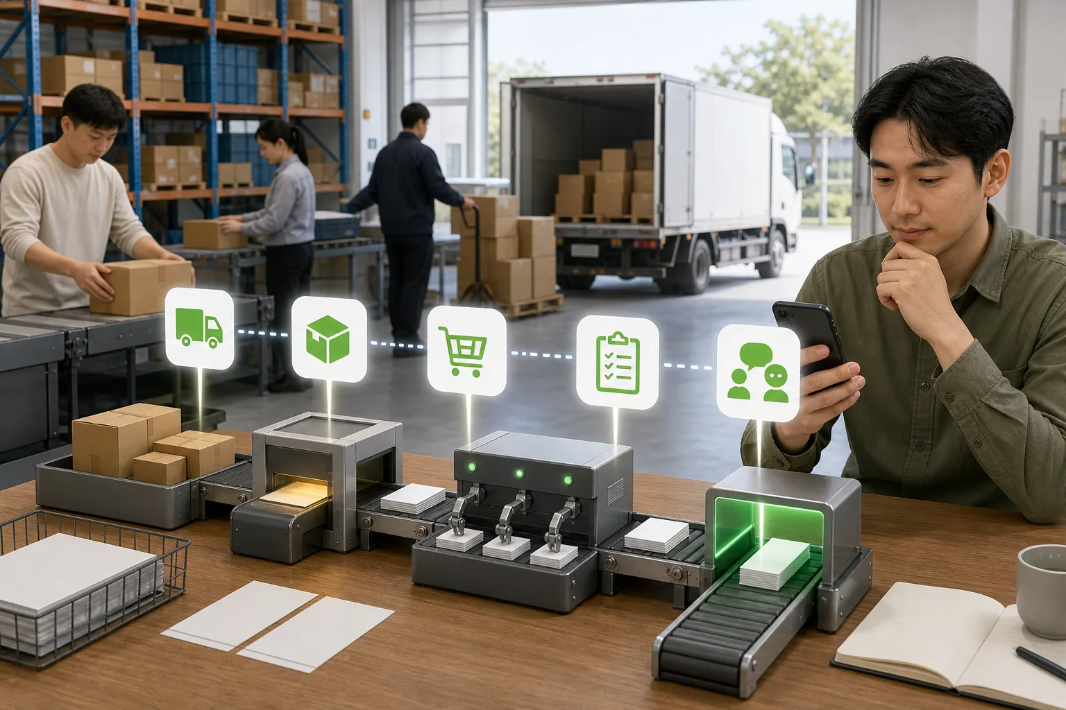 Illustration for E-commerce workflow automation