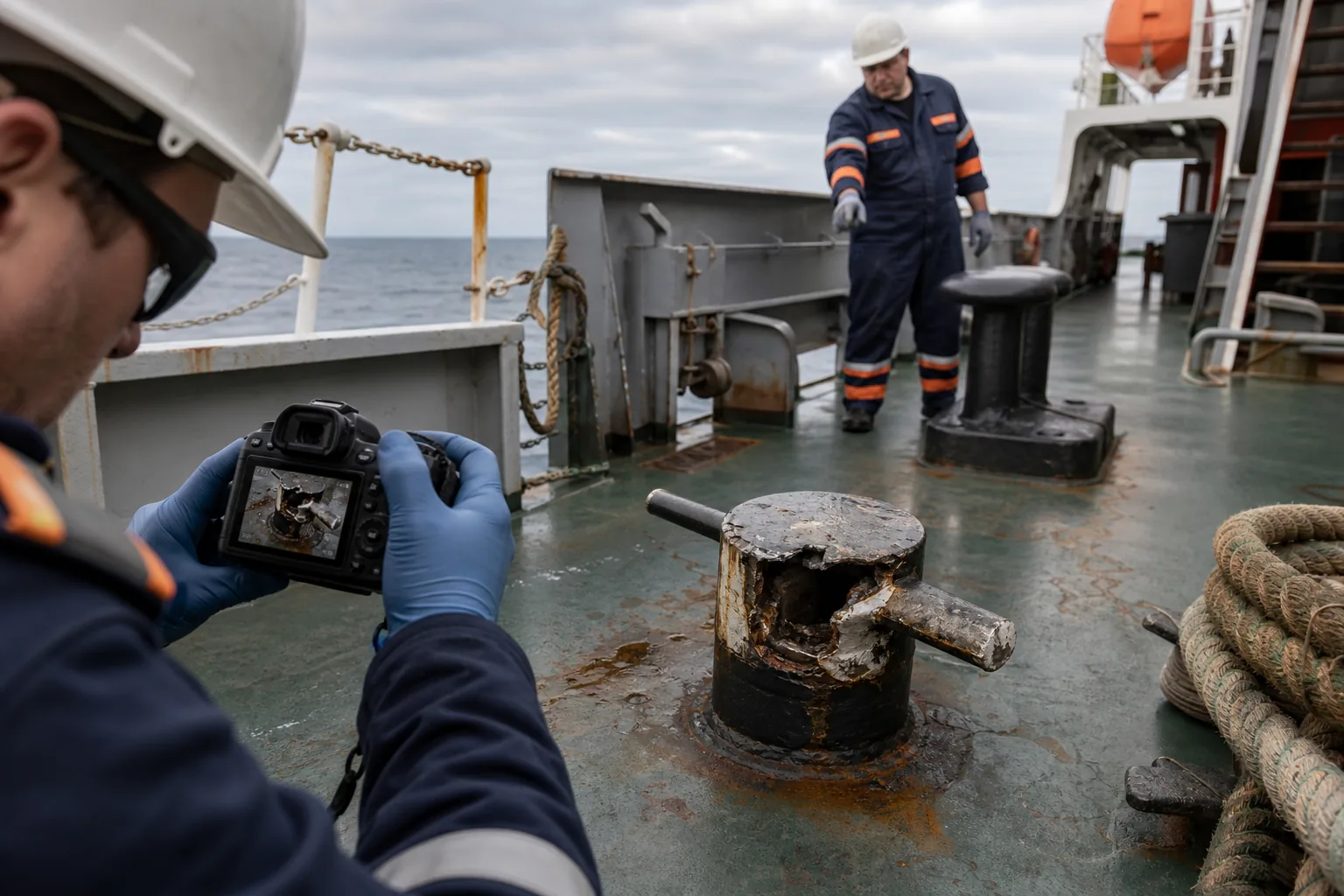 Preserving evidence after a maritime injury.