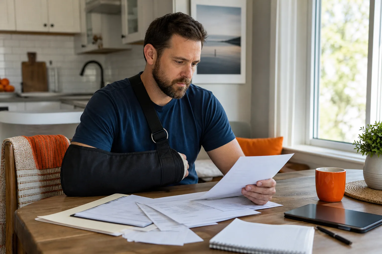 Seafarer reviewing medical care and possible maintenance and cure benefits after a work injury.