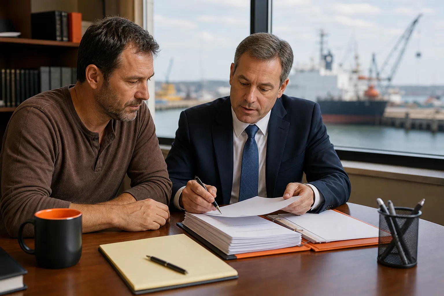 Reviewing a supported maritime injury settlement demand.
