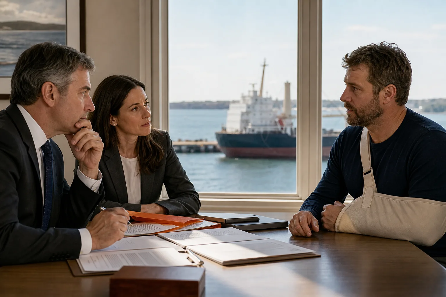 maritime injury settlement negotiation before trial