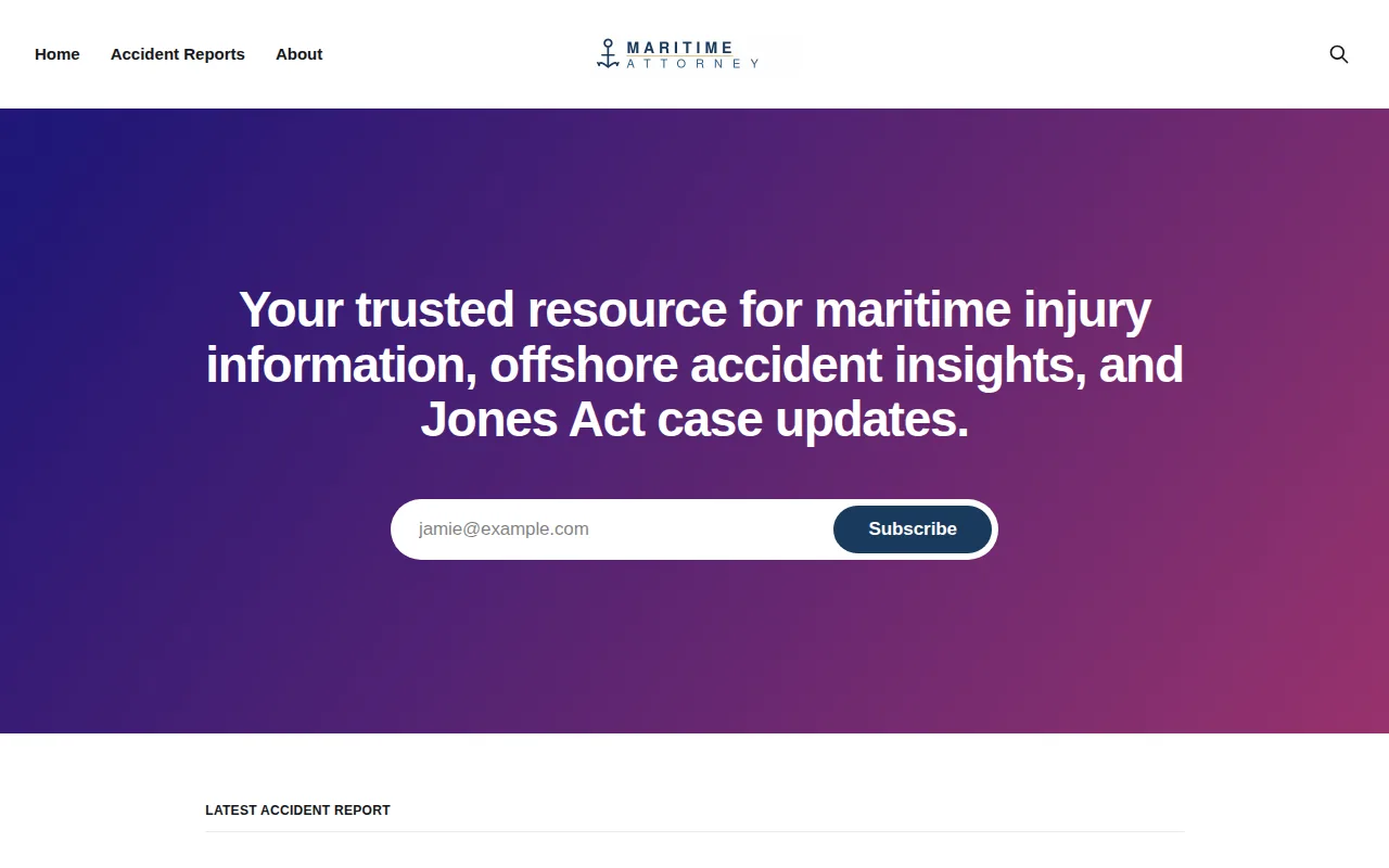 maritimeattorney.ai: visual reference for 1. maritimeattorney.ai (Our Top Pick)