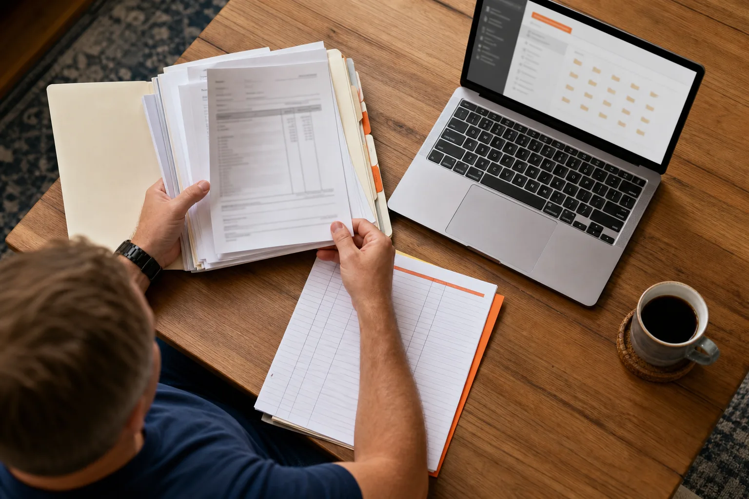 Organized medical records and request log for a maritime injury claim.