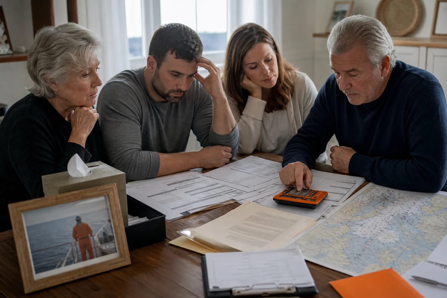 calculating damages in a maritime wrongful death claim