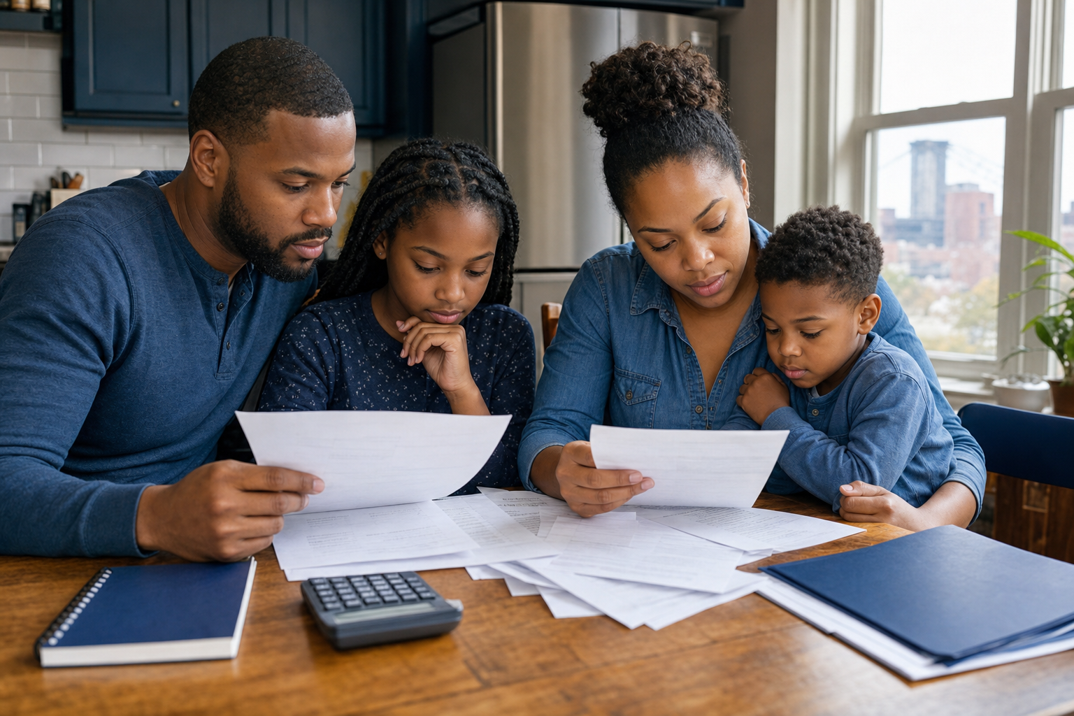 New York Medicaid household eligibility documents and calculator