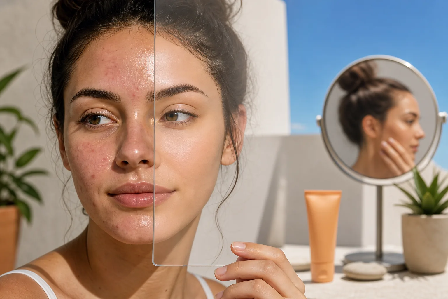SVR Sun Secure Blur SPF50: visual reference for 3. SVR Sun Secure Blur SPF50 , Effet flouteur et mat pour peaux à tendance acnéique