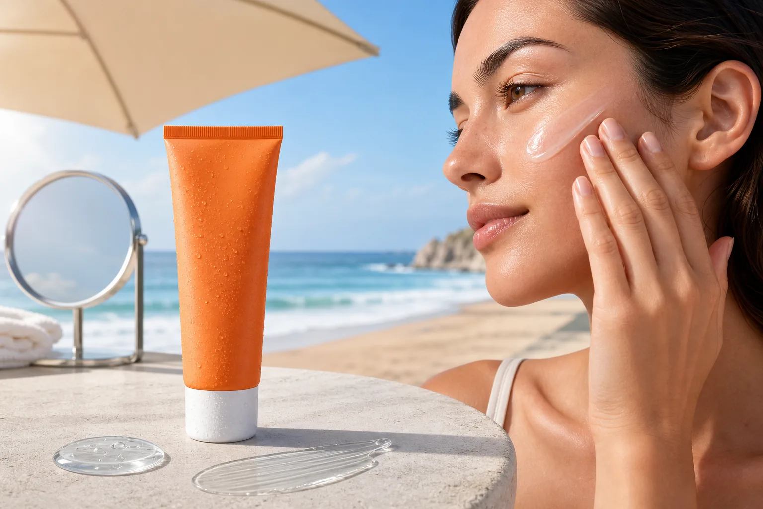 Gel solaire Sun Secure: visual reference for 6. Gel solaire Sun Secure, Gel ultra-mat à séchage instantané