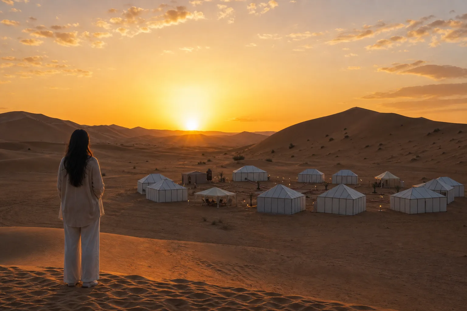 Illustration for Sunrise Sahara Camp